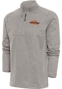 Antigua Pepperdine Waves Mens Oatmeal Course Pullover Jackets