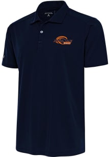 Antigua Pepperdine Waves Navy Blue Tribute Big and Tall Polo