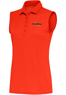 Antigua Pepperdine Waves Womens Orange Tribute Polo Shirt