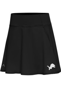 Antigua Detroit Lions Womens Black Chip Skort Skirt