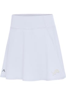 Antigua Detroit Lions Womens White Chip Skort Skirt