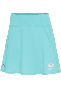Antigua Green Bay Packers Womens Blue Chip Skort Skirt
