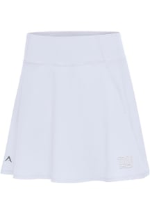 Antigua New York Giants Womens White Chip Skort Shorts