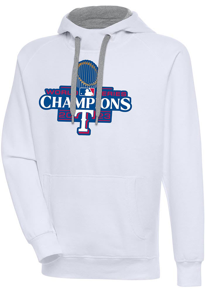 Antigua Texas Rangers 2023 MLB World Series Champions Victory Hoodie ...