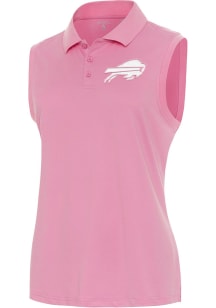 Antigua Buffalo Bills Womens Pink Recap Polo Shirt