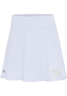 Antigua Cleveland Guardians Womens White Chip Skort White Logo Skirt