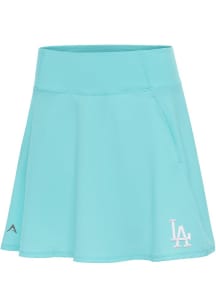 Antigua Los Angeles Dodgers Womens Blue Chip Skort White Logo Skirt