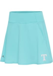 Antigua Texas Rangers Womens Blue Chip Skort White Logo Skirt