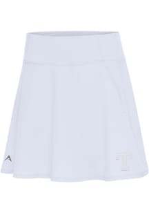 Antigua Texas Rangers Womens White Chip Skort White Logo Shorts