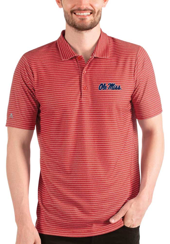 Columbia Men's Ole Miss Rebels Blue Tamiami Short Sleeve