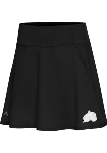 Antigua Colorado Avalanche Womens Black Chip Skort White Logo Skirt