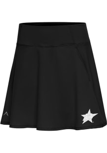 Antigua Dallas Stars Womens Black Chip Skort White Logo Skirt