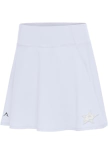 Antigua Dallas Stars Womens White Chip Skort White Logo Skirt