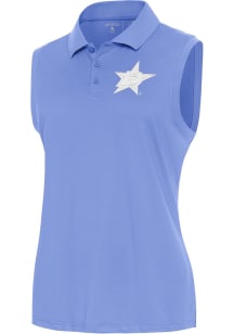Antigua Dallas Stars Womens Purple Recap White Logo Polo Shirt
