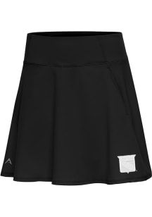 Antigua New York Rangers Womens Black Chip Skort White Logo Skirt