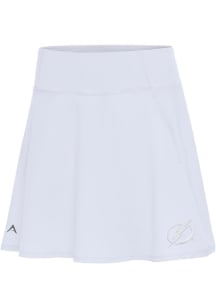 Antigua Tampa Bay Lightning Womens White Chip Skort White Logo Skirt
