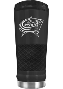 Columbus Blue Jackets Stealth 24oz Powder Coated Stainless Steel Tumbler - Black