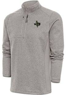 Antigua Austin Gamblers Mens Oatmeal Course Pullover Jackets