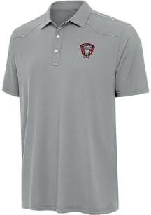 Antigua Missouri Thunder Mens Grey Western Short Sleeve Polo