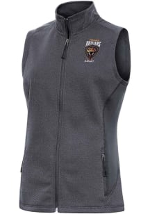 Antigua Texas Rattlers Womens Charcoal Course Vest