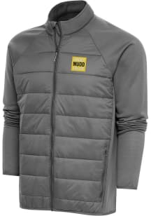 Antigua Harvey Mudd College Mens Grey Altitude Medium Weight Jacket