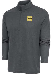 Antigua Harvey Mudd College Mens Charcoal Epic Long Sleeve 1/4 Zip Pullover