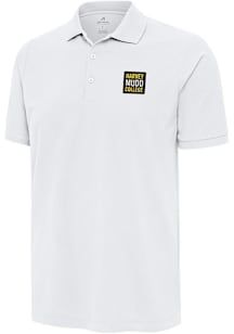 Antigua Harvey Mudd College White Legacy Pique Big and Tall Polo
