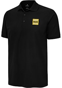 Antigua Harvey Mudd College Black Legacy Pique Big and Tall Polo
