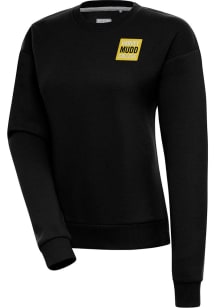 Antigua Harvey Mudd College Womens Black Victory Crew Sweatshirt