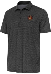 Antigua Atlanta United FC Mens Black Relic Short Sleeve Polo