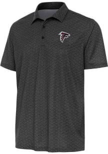 Antigua Atlanta Falcons Mens Black Relic Short Sleeve Polo
