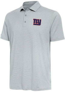 Antigua New York Giants Mens Grey Scheme Short Sleeve Polo