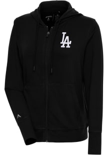 Antigua Los Angeles Dodgers Womens Black Moving Long Sleeve Full Zip Jacket