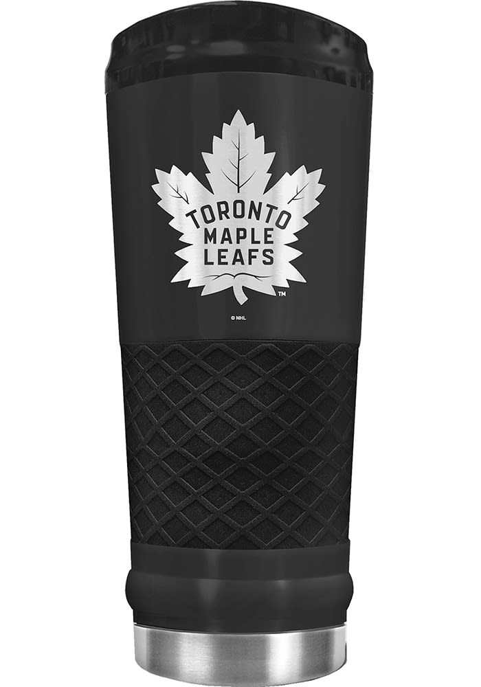 Toronto Maple Leafs Stealth 24oz Powder Coated Stainless Steel Tumbler - Black