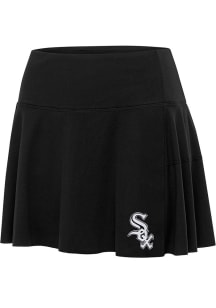 Antigua Chicago White Sox Womens Black Raster Skirt