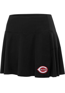 Antigua Cincinnati Reds Womens Black Raster Skirt