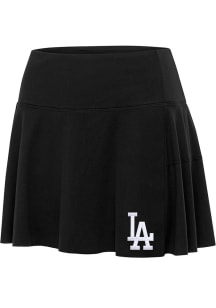 Antigua Los Angeles Dodgers Womens Black Raster Skirt