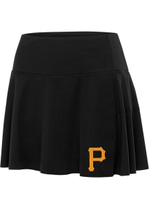 Antigua Pittsburgh Pirates Womens Black Raster Skirt