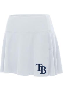 Antigua Tampa Bay Rays Womens White Raster Skirt