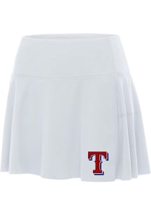 Antigua Texas Rangers Womens White Raster Skirt