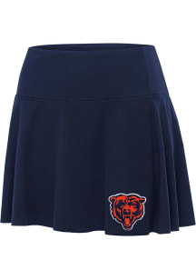 Antigua Chicago Bears Womens Navy Blue Raster Skirt