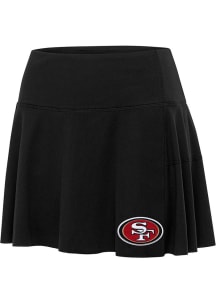 Antigua San Francisco 49ers Womens Black Raster Skirt