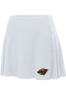 Antigua Minnesota Wild Womens White Raster Skirt