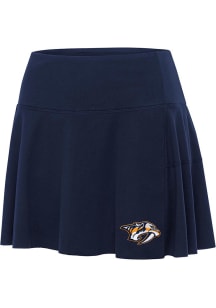 Antigua Nashville Predators Womens Navy Blue Raster Skirt