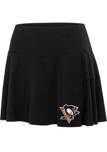 Antigua Pittsburgh Penguins Womens Black Raster Skirt