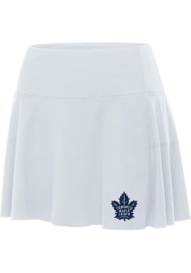 Antigua Toronto Maple Leafs Womens White Raster Skirt