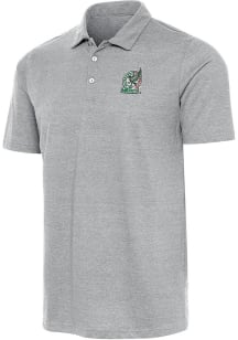 Antigua Mexico National Team Mens Grey Peak Short Sleeve Polo