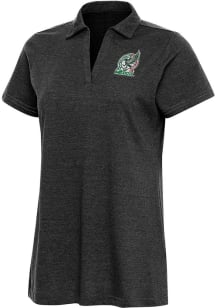 Antigua Mexico National Team Womens Black Peak Short Sleeve Polo Shirt