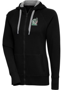 Antigua Mexico National Team Womens Black Takeover Long Sleeve Full Zip Jacket