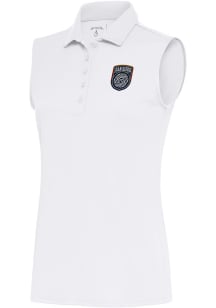 Antigua San Diego FC Womens White Tribute Polo Shirt